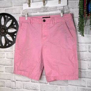 Aeropostale Pink Flat Front Chino Shorts Size 30